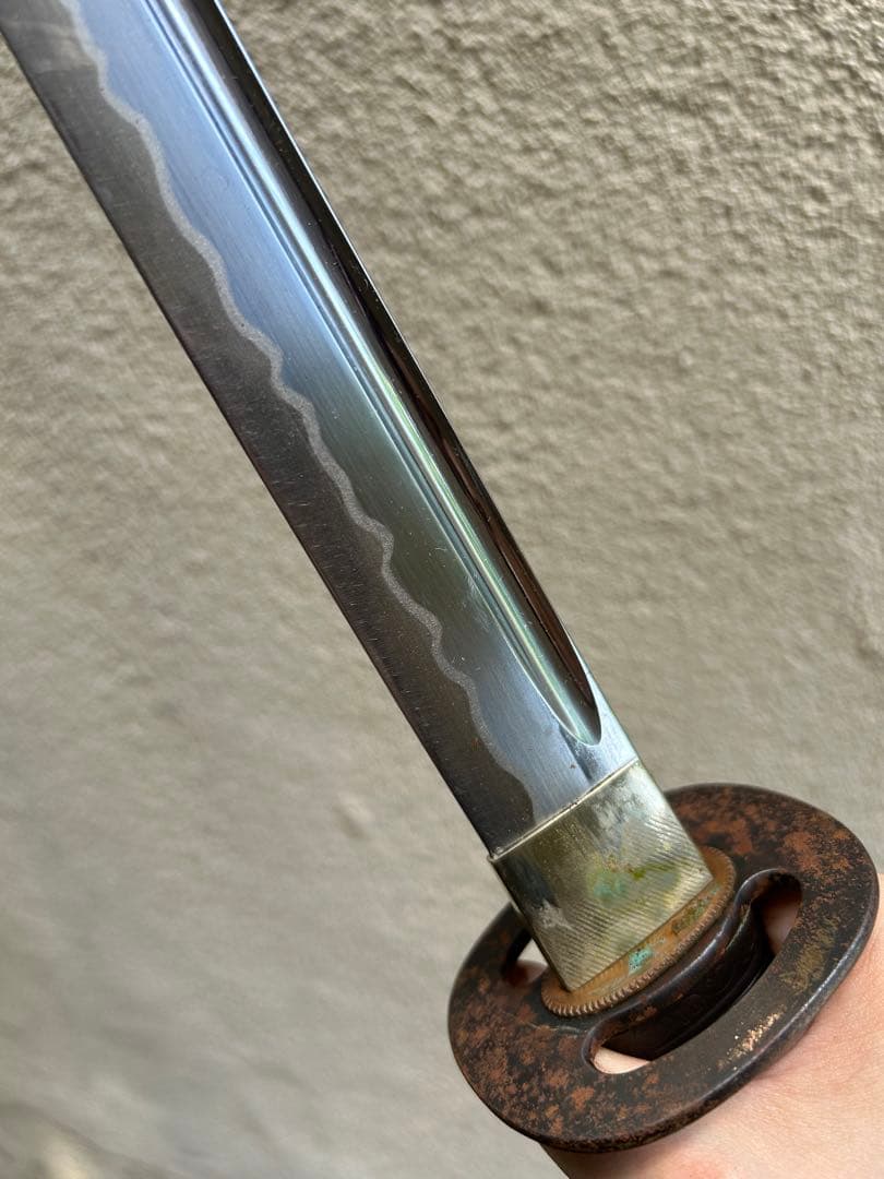 高級　居合刀　模造刀　日本刀　模擬刀　太刀　脇差　短刀　全長約103cm 現状品