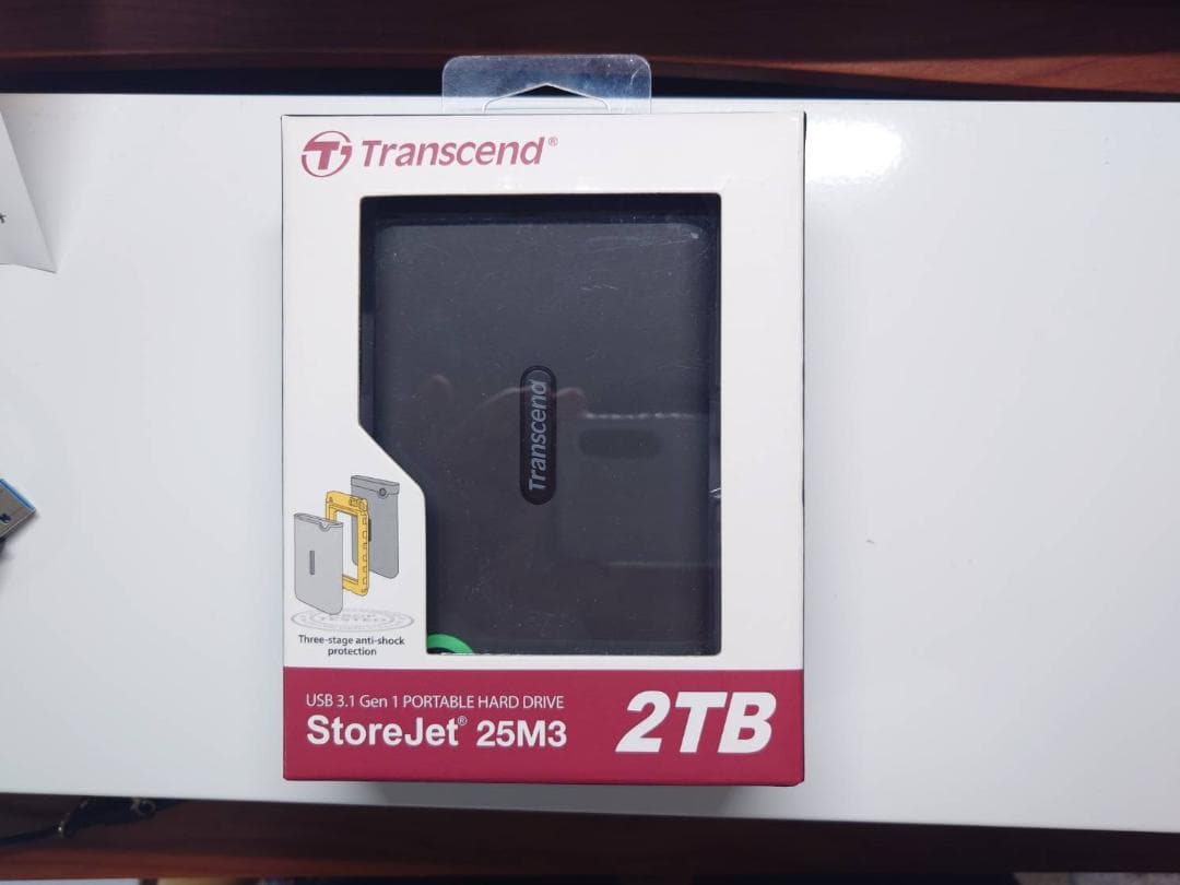 Transcend StoreJet 25M3 外付けHDD 2TB