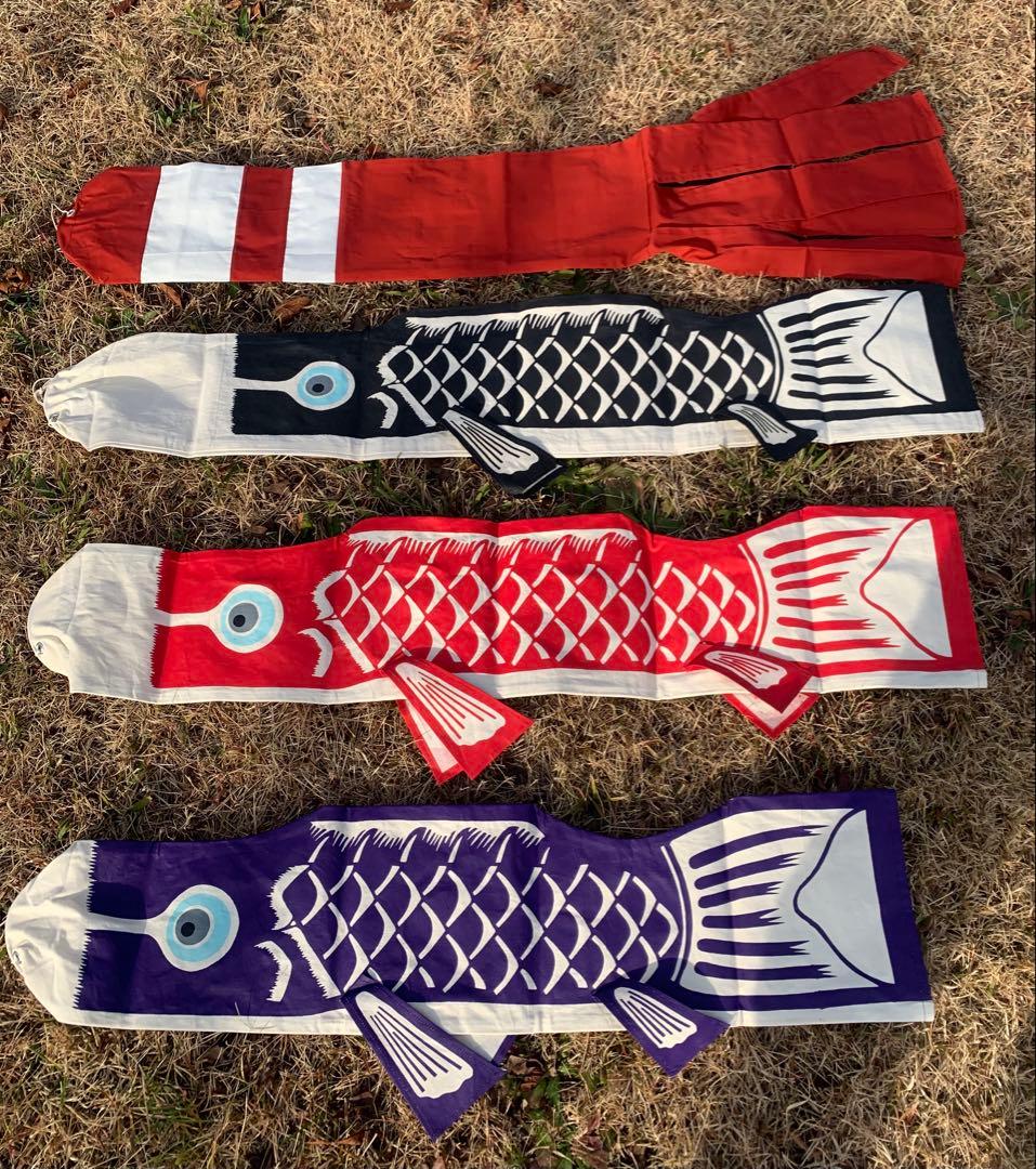 歌川広重「名所江戸百景　水道橋駿河台」手染め豆広重鯉1.1m子鯉紫セット鯉のぼり