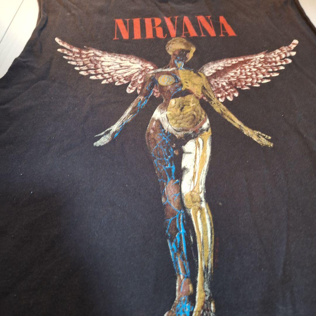 ヴィンテージ NIRVANA ノースリーブシャツ