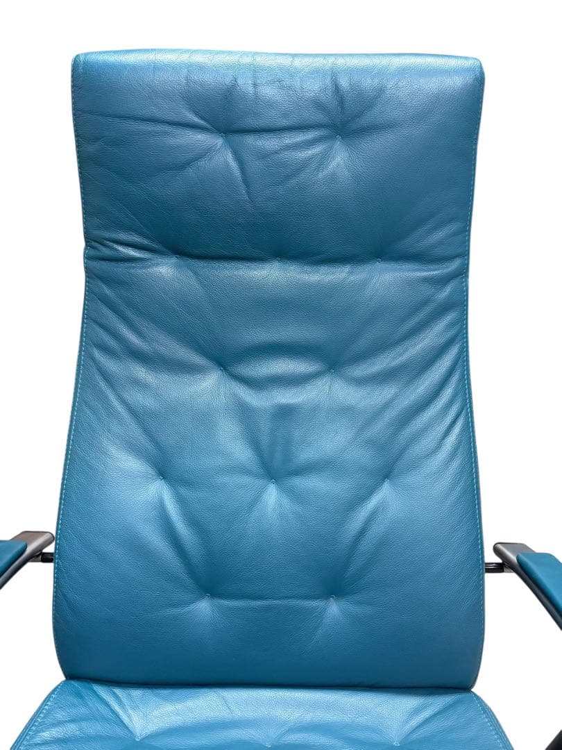 KEBE 総革張りパーソナル リクライニングチェア KE-25PN