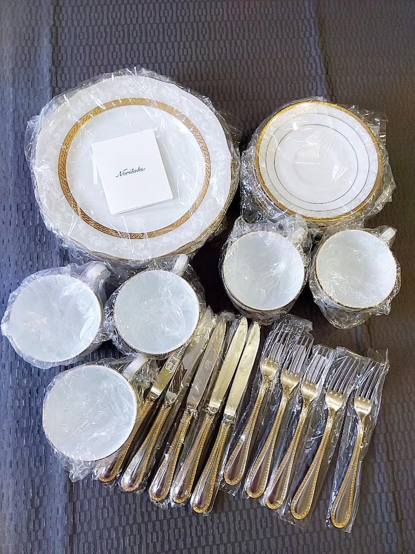 新品　美品　ノリタケ　食器　カップ＆ソーサー　プレート　カトラリー　20点♪