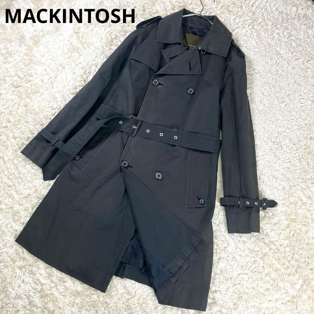 MACKINTOSH ベルト付き ダブル トレンチコート 英国製 38 Mサイズ