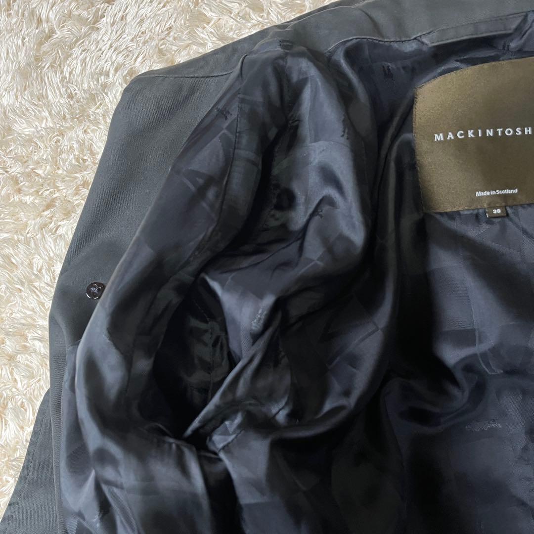 MACKINTOSH ベルト付き ダブル トレンチコート 英国製 38 Mサイズ