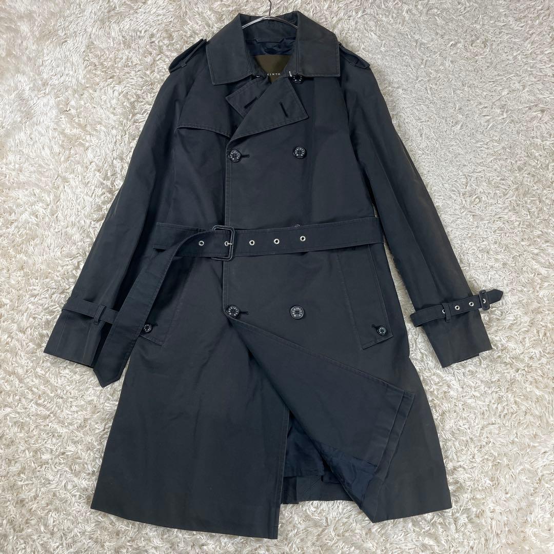 MACKINTOSH ベルト付き ダブル トレンチコート 英国製 38 Mサイズ