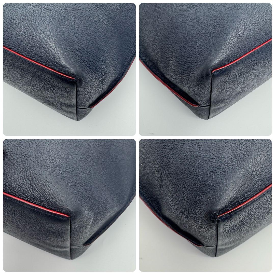 【美品】ルイヴィトン　ロックミー　ゴー　マリーヌルージュ　トートバッグ　ネイビー