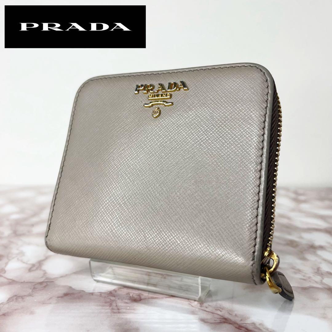 【極美品】PRADA 二つ折り財布　折り財布80