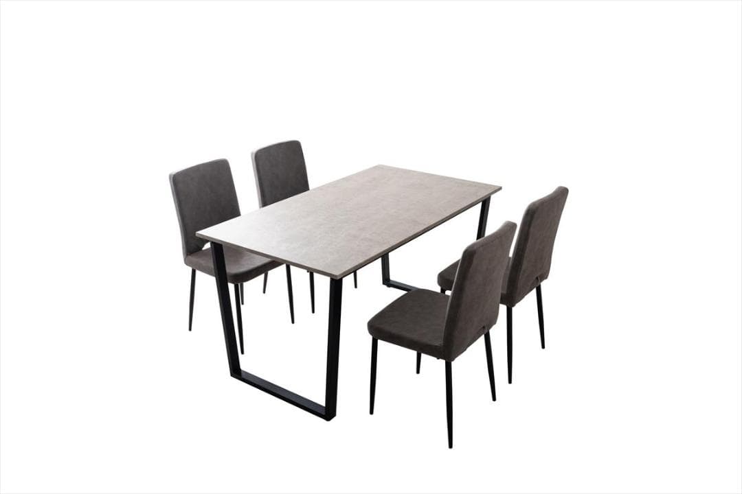 【送料無料】【5点セット】Marc 幅140cm ダイニングテーブル+チェア4脚