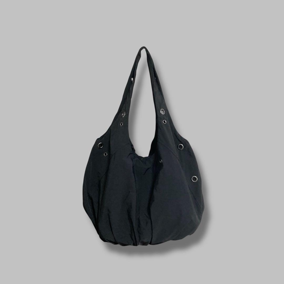 しゅん EYELETS NYLON BAG (BLACK) 3079B