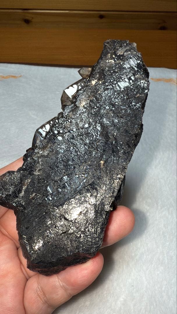 ④【個性強い完全天然物厳選】希少ブラジル産 ジャカレーエレスチャルモリオン 原石