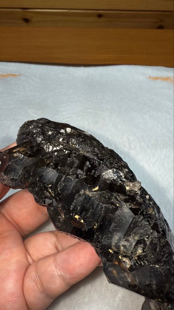 ④【個性強い完全天然物厳選】希少ブラジル産 ジャカレーエレスチャルモリオン 原石