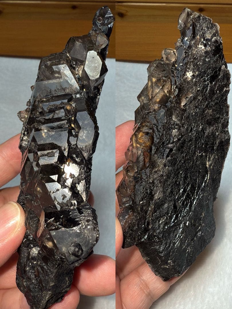 ④【個性強い完全天然物厳選】希少ブラジル産 ジャカレーエレスチャルモリオン 原石