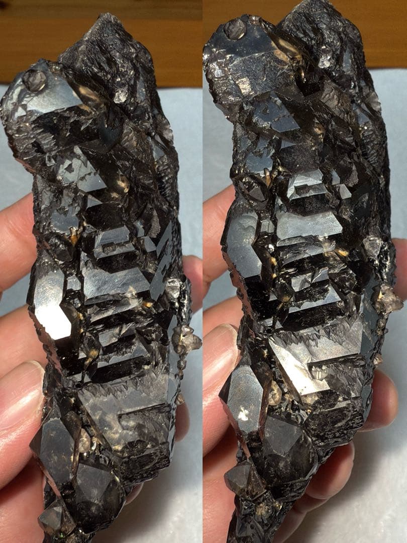 ④【個性強い完全天然物厳選】希少ブラジル産 ジャカレーエレスチャルモリオン 原石