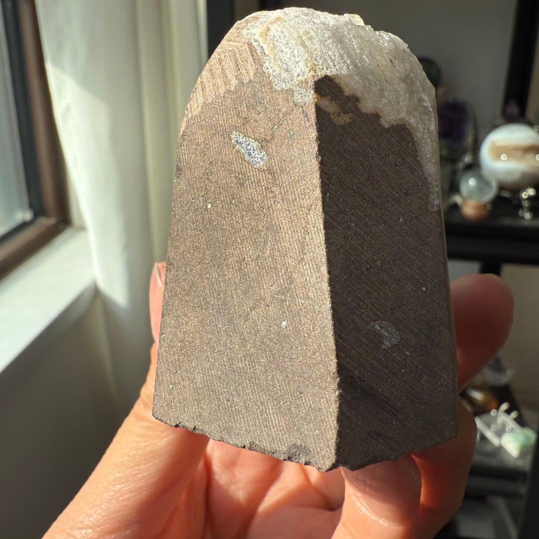 天然石シュガーアメジストの原石　置物NO.010908