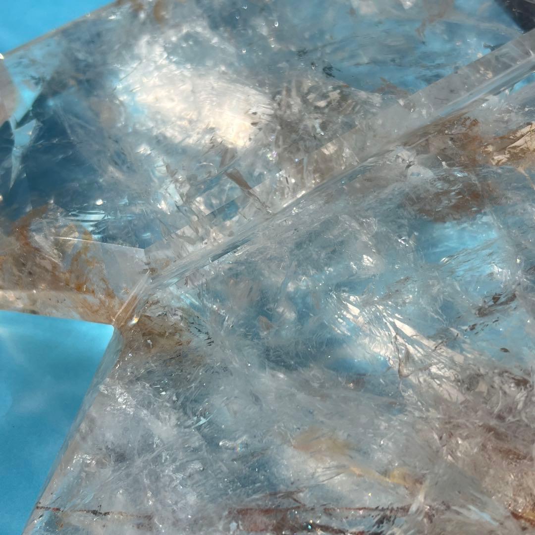 ☆激凄極上の迫力と透明度☆ヒマラヤ水晶 ツインポイント 原石 天然石 水晶 置物