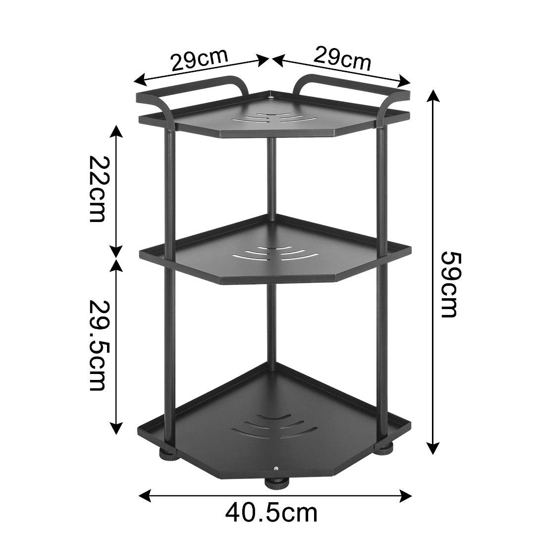 L字型　キッチンカウンター　収納ラック
