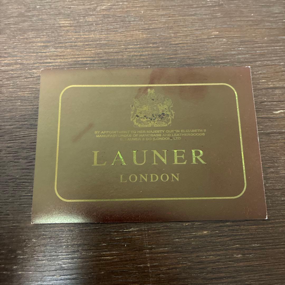 LAUNER LONDON ロウナー　長財布　英国王室御用達　　未使用保管品