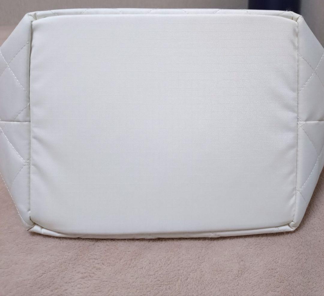 レスポ　神崎恵さんコラボ　トートバッグ　メレンゲホワイト　創立50周年記念バッグ