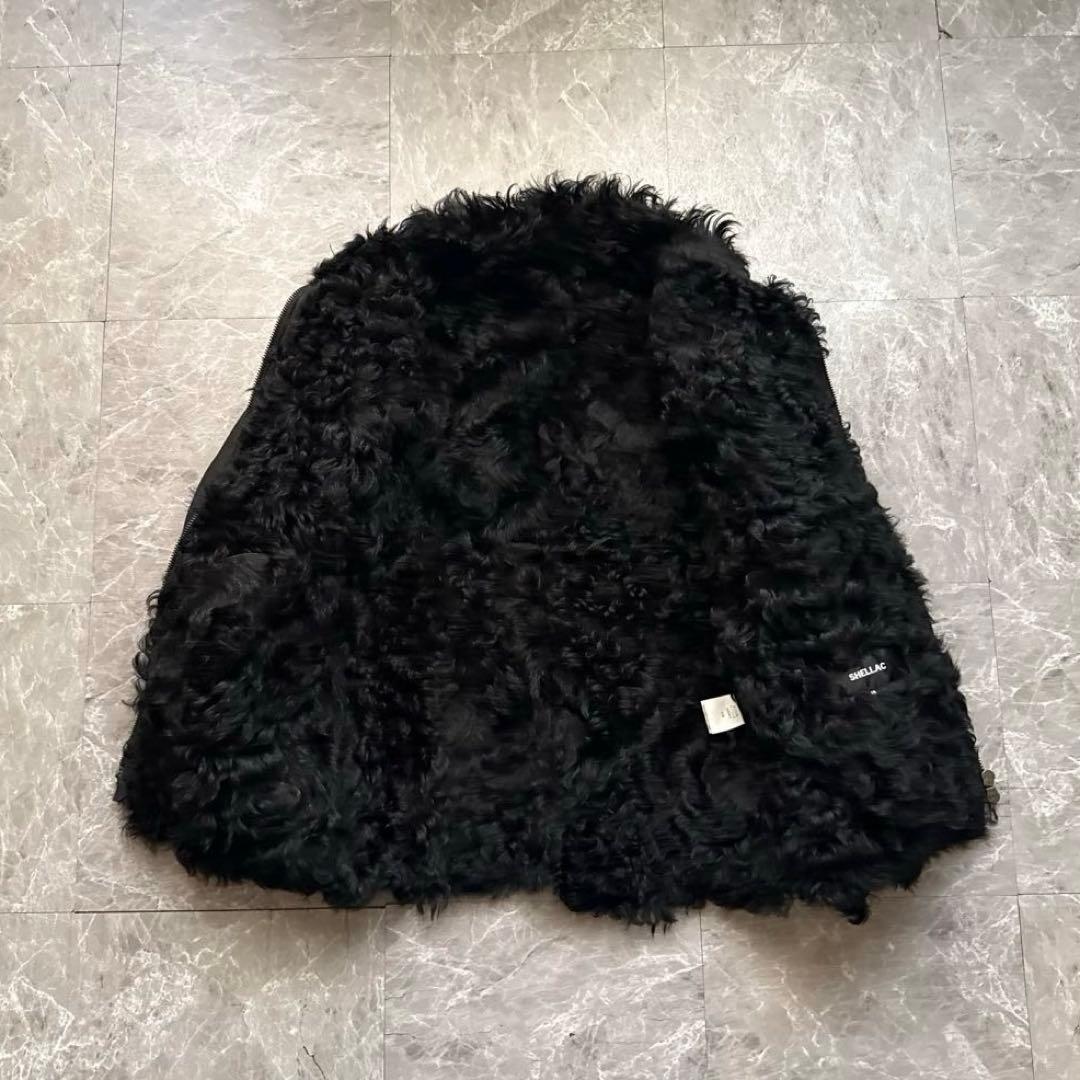 ジャケット・アウター archive shellac mouton leather jacket