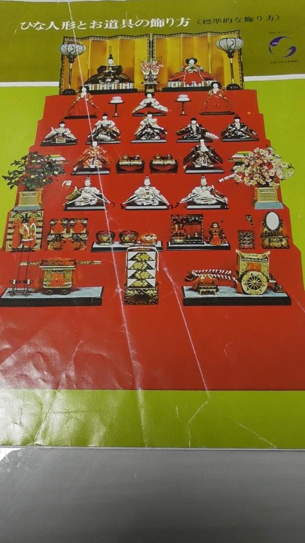 7段　ひな人形　　雛祭り　Ｎ083