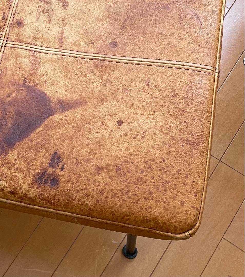 TRUCK トラックファニチャー FURROWED レザー スツール