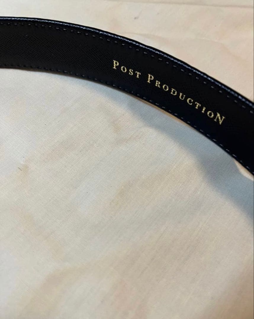 POST PRODUCTION レザーベルト