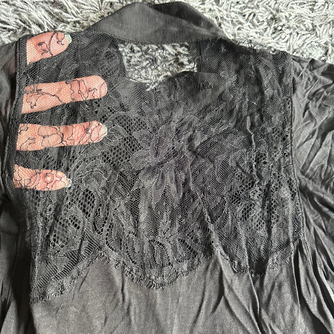 CLASS ロベルトカバリ　バックレースカットソー　38サイズ　美品