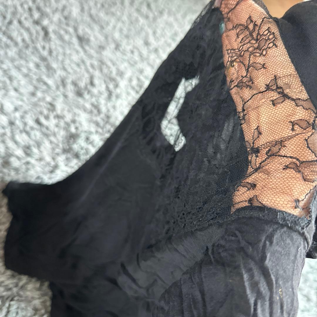 CLASS ロベルトカバリ　バックレースカットソー　38サイズ　美品