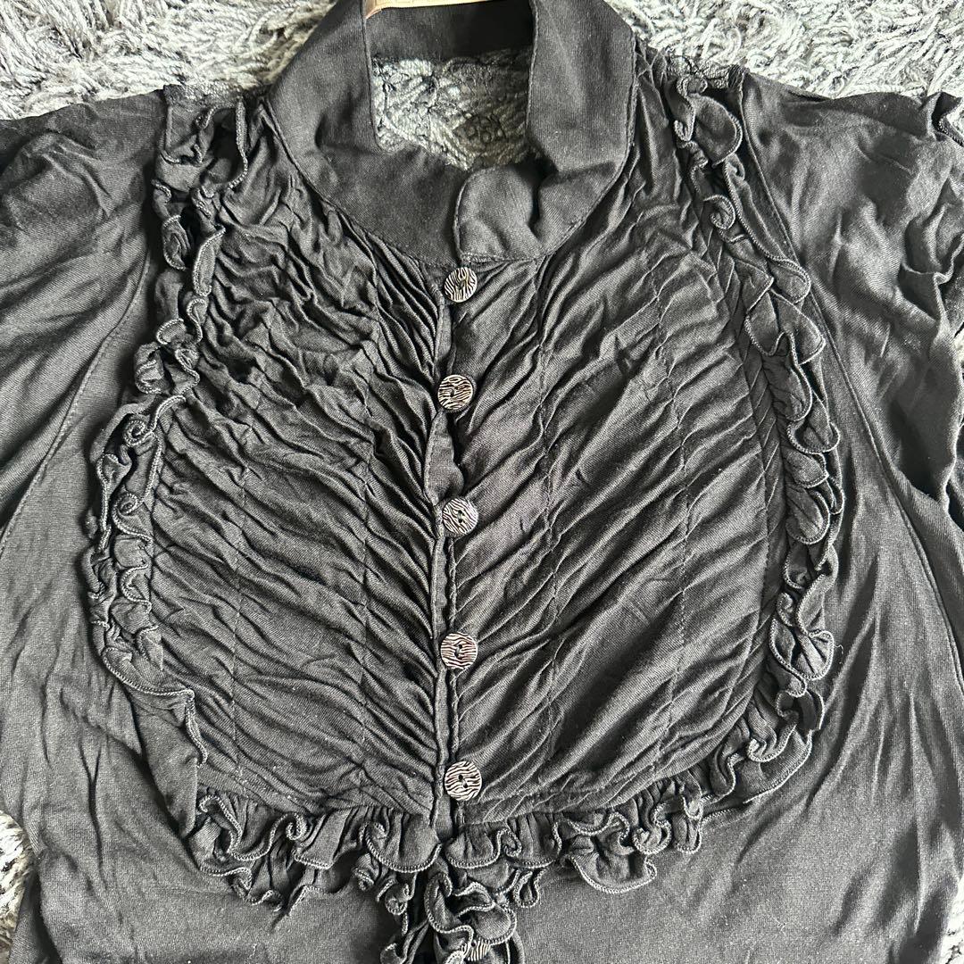 CLASS ロベルトカバリ　バックレースカットソー　38サイズ　美品