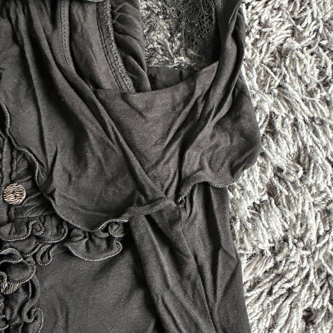 CLASS ロベルトカバリ　バックレースカットソー　38サイズ　美品