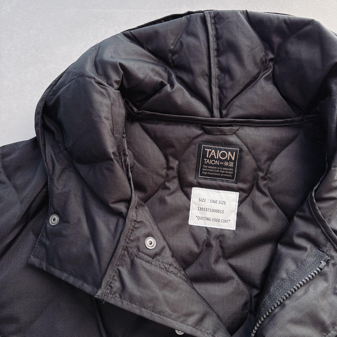 未使用　フリークスストア　タイオン　別注 キルト フード ロングダウン
