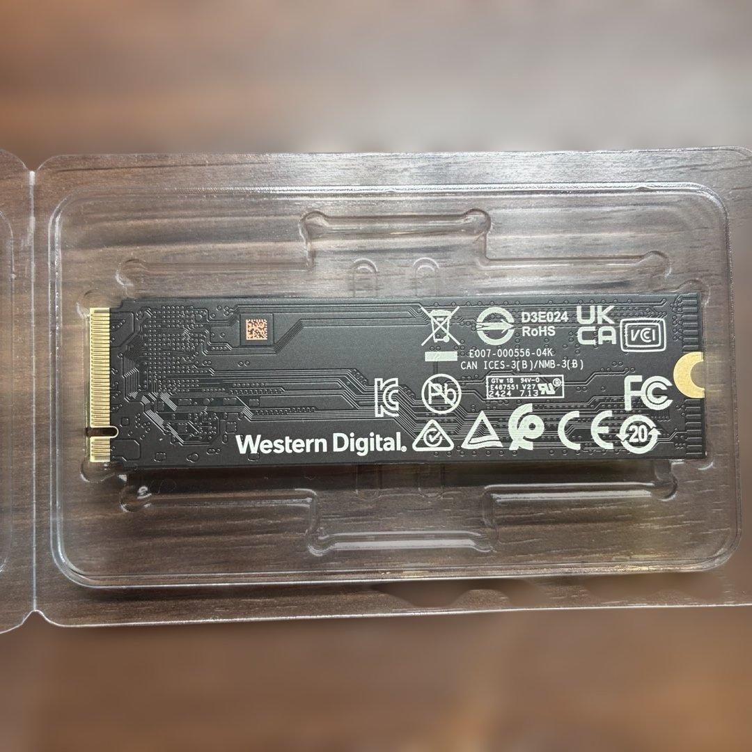 【正常100％】4TB SSD WD Blue SN5000 NVMe ④