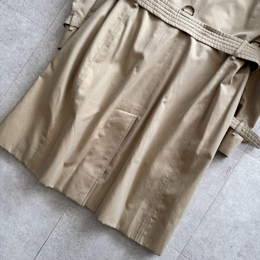 バーバリー　ケンジントン　トレンチコート　ノバチェック3　38　 ハニーベージュ