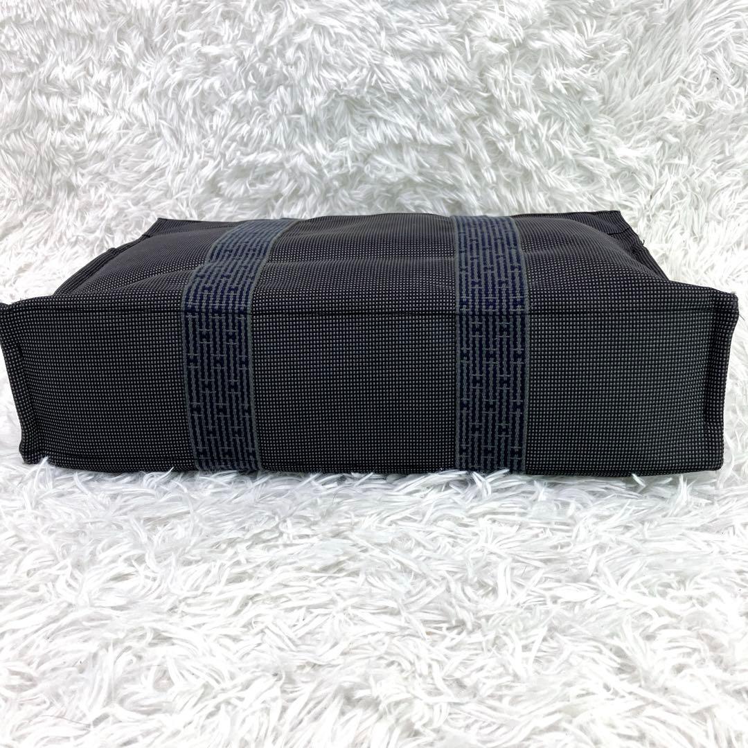 HERMES　トートバッグ　エールライン　MM　グレー　A4可