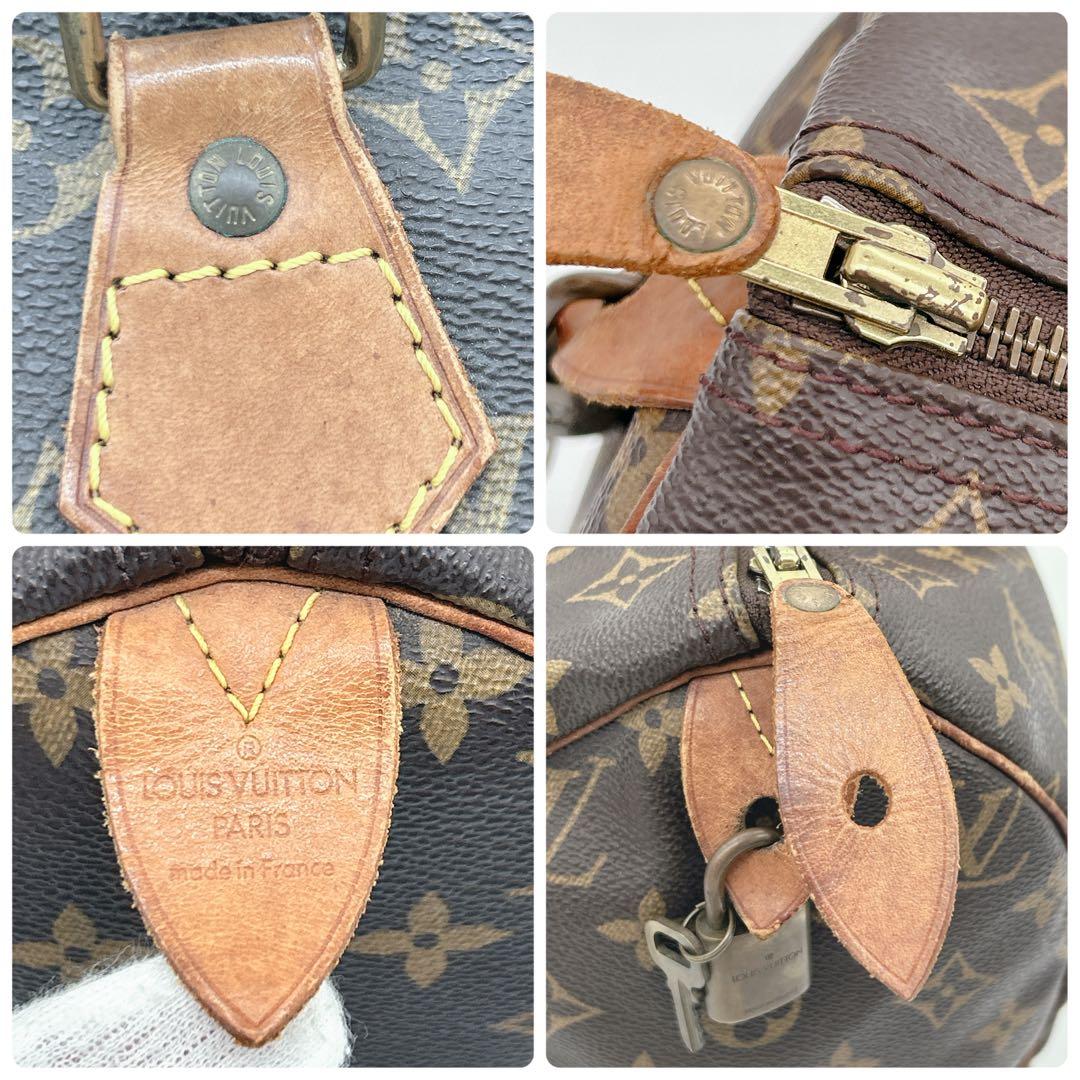 LOUIS VUITTON ルイヴィトン モノグラム スピーディ30 南京錠