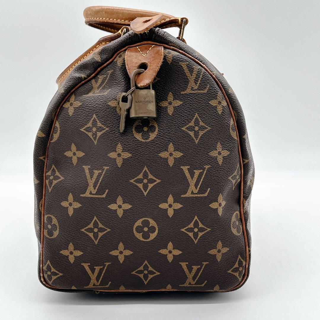 LOUIS VUITTON ルイヴィトン モノグラム スピーディ30 南京錠
