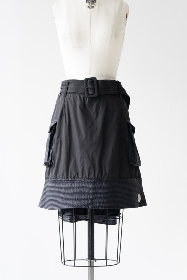 MONCLER SONO モンクレール ナイロン ベルト スカート