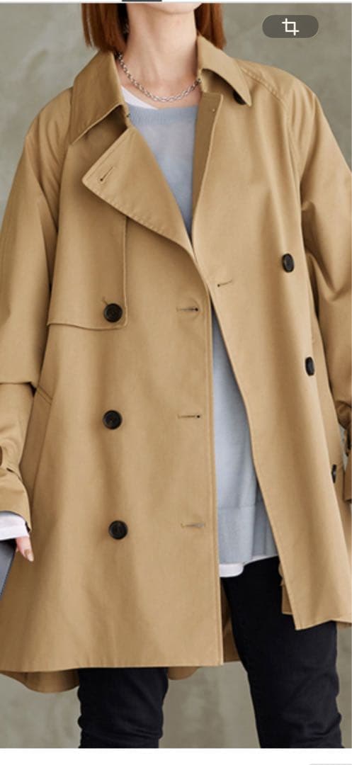 journal standard ミドルレングスラフトレンチコート　ベージュ38