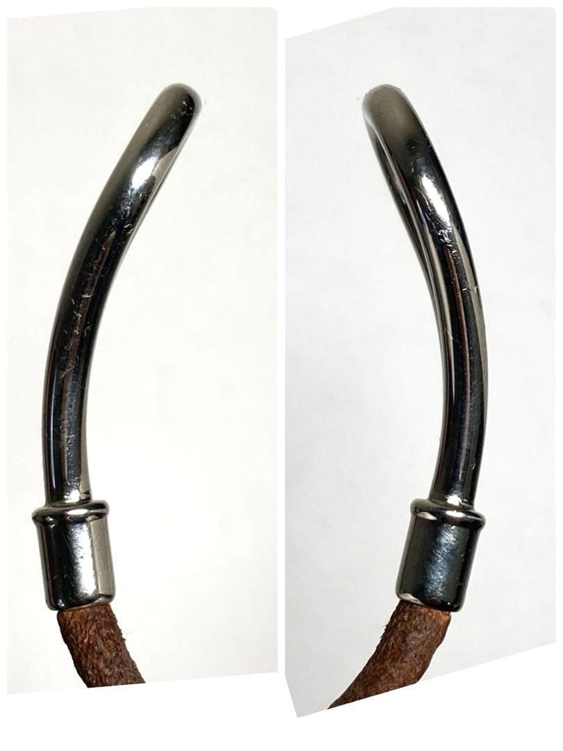 良品　HERMES エルメス　ジャンボ　シルバー金具　レザー　ブレスレット