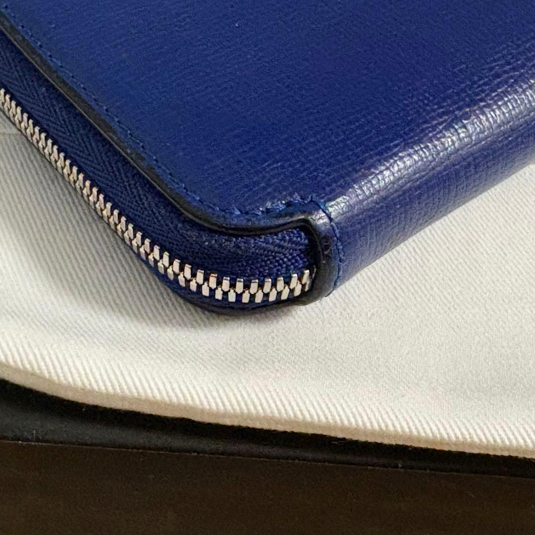 ヴァレクストラ ジップアラウンドカードフォルダー ミニウォレット ロイヤルブルー