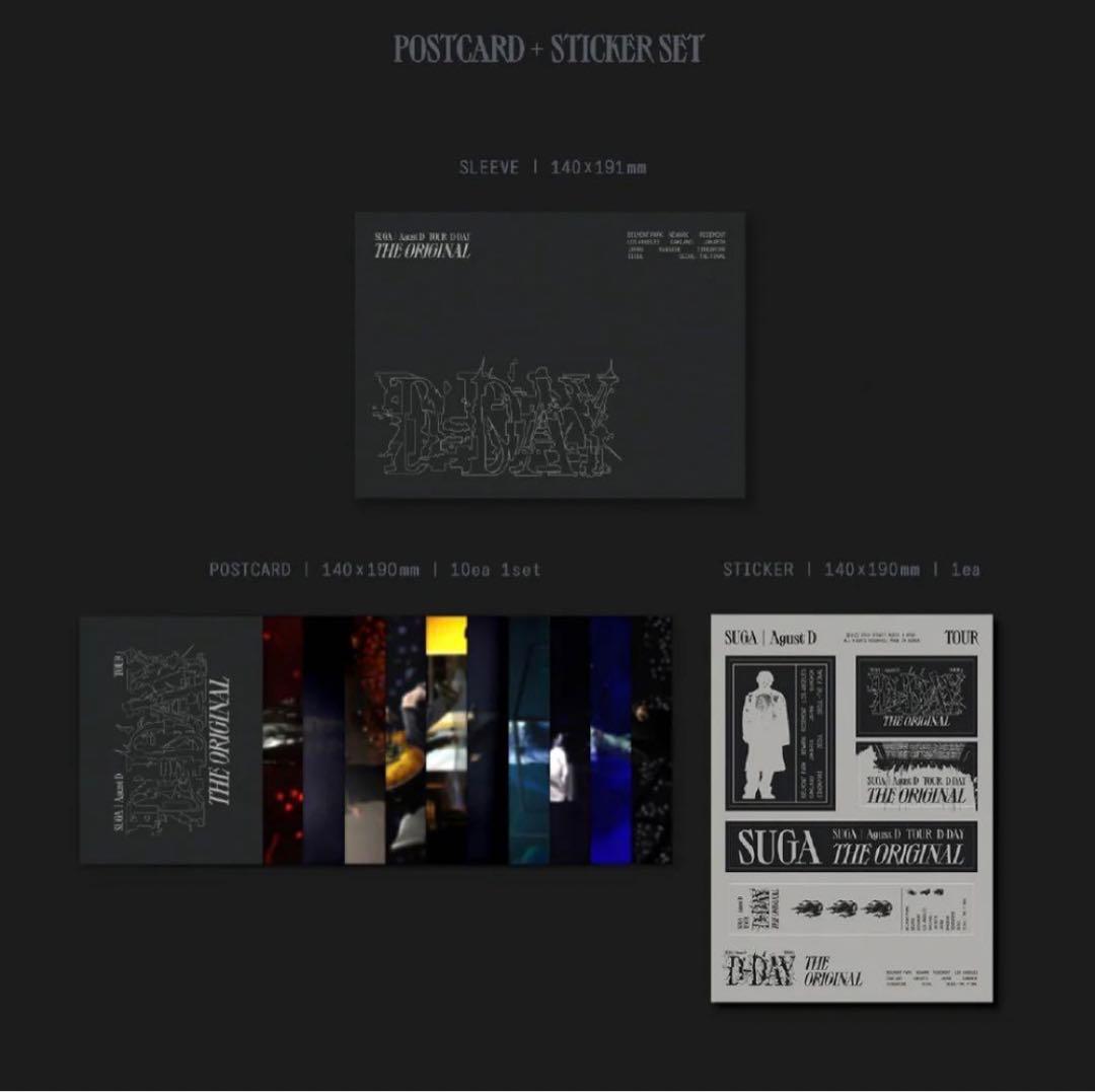 BTS SUGA agust d D-DAY THE ORIGINAL 未開封