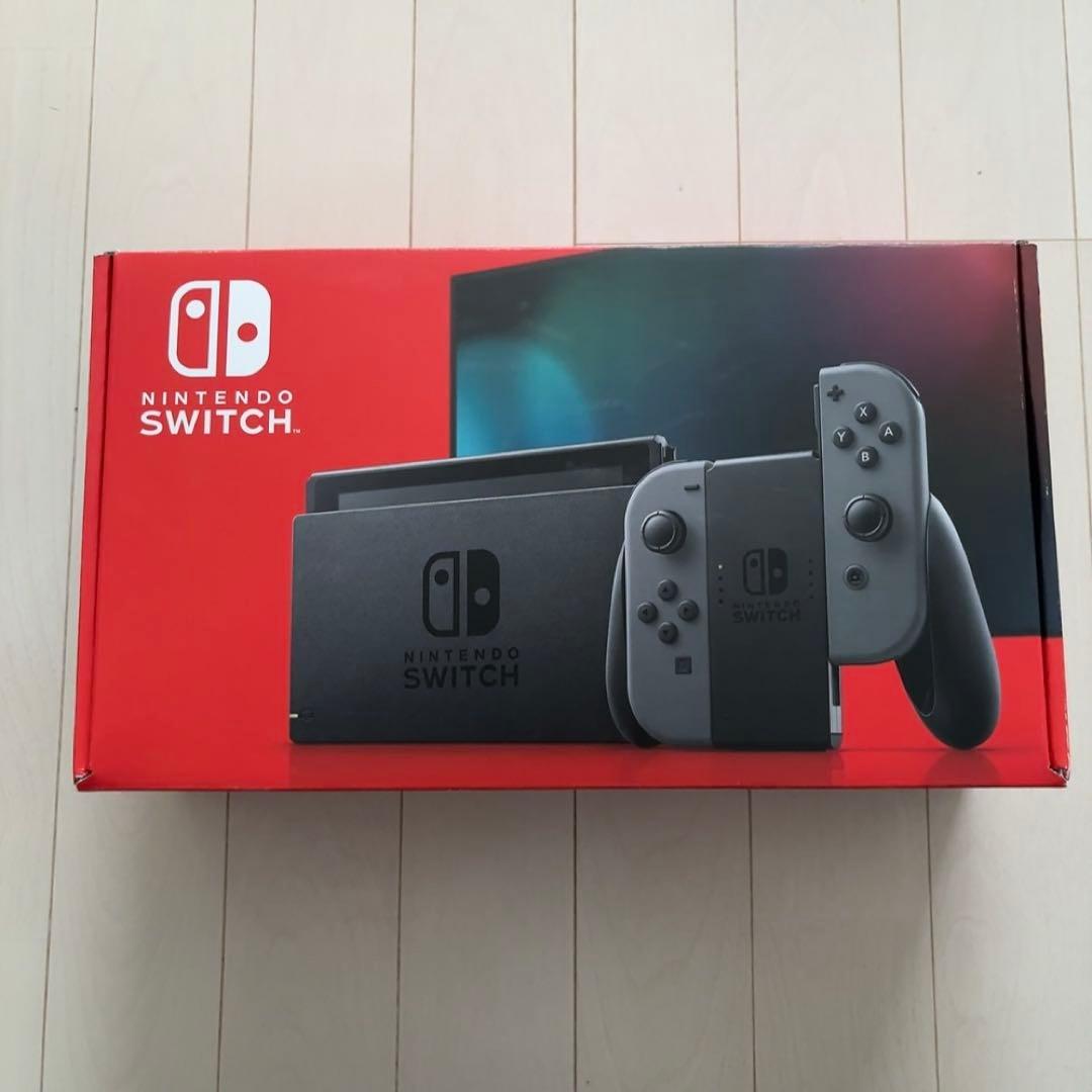 【美品】Nintendo Switchニンテンドースイッチ 本体 グレー