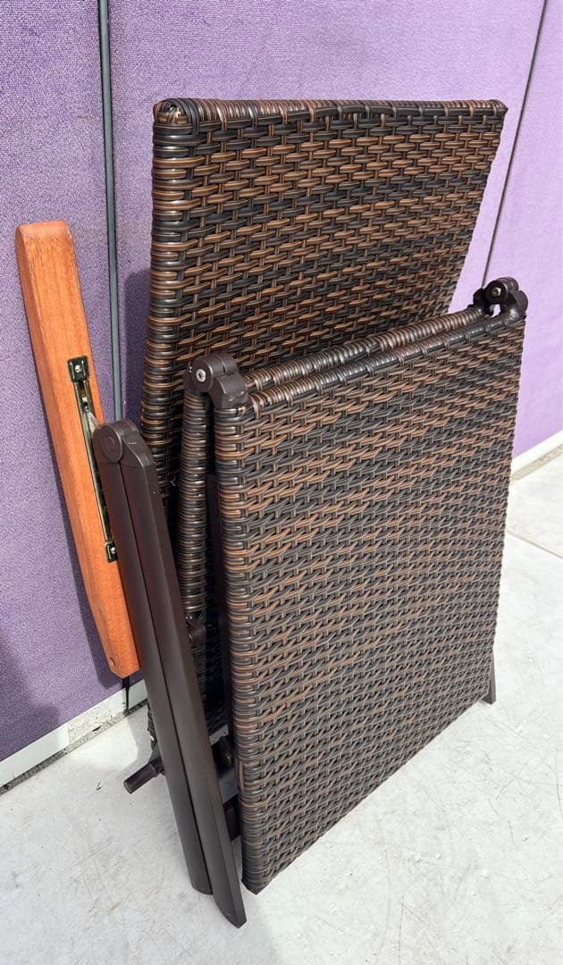 フットレスト付きのハイクラスIIデッキチェア