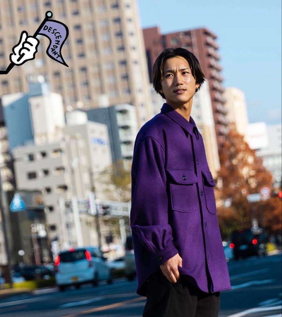 未使用品　ディセンダント CPOC MELTON SHIRT　WTAPS