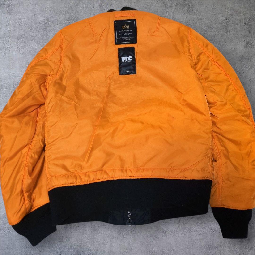 FTC アルファインダストリーズ MA-1 コラボ リバーシブル M ワッペン