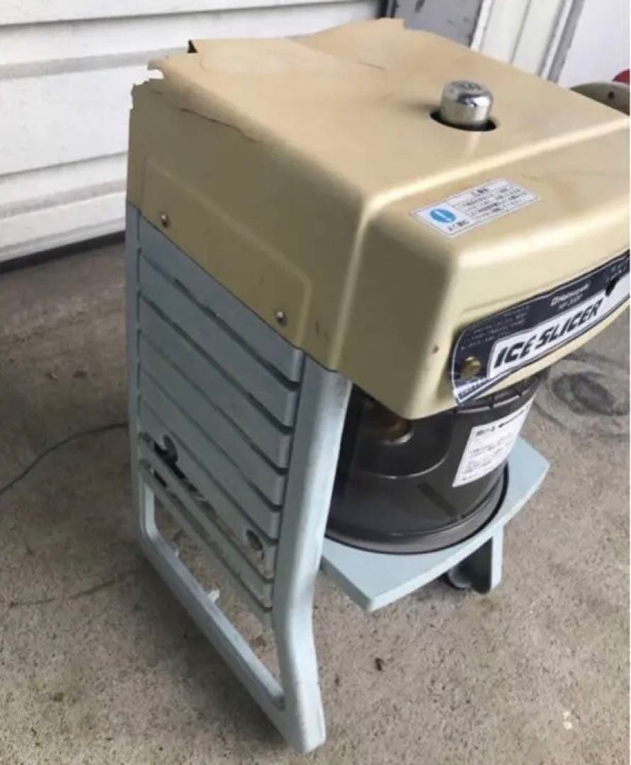 初雪　アイススライサー　かき氷機　業務用　通電確認済み　HF-300P レトロ