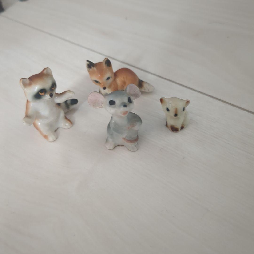 動物　置物　レトロ