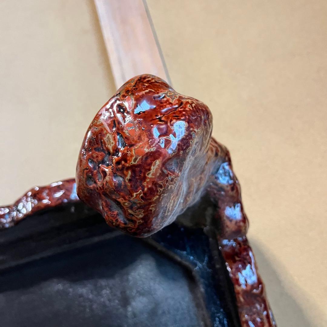 高級座卓　津軽塗　細かな細工　特徴的な脚デザイン