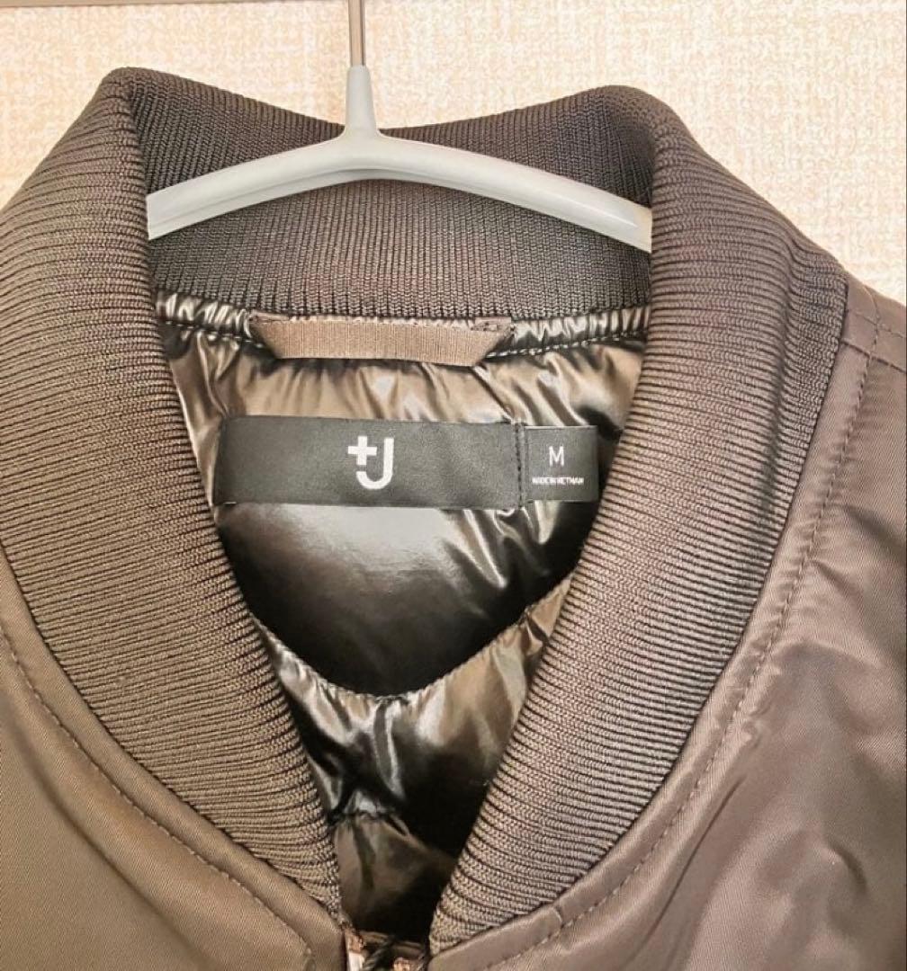 26年復刻 UNIQLO+J ハイブリッドダウンオーバーサイズMA1 グレーM