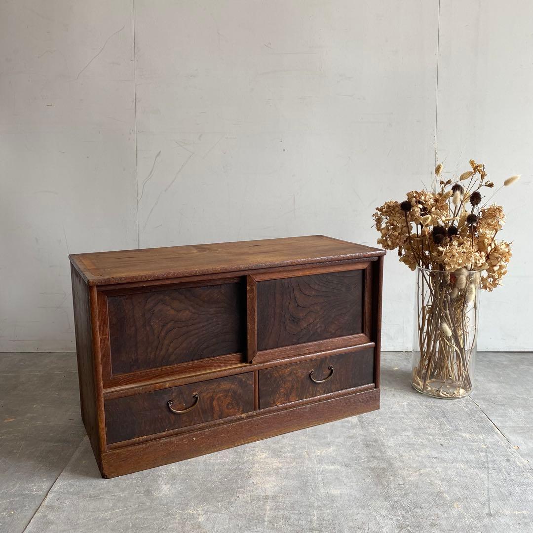 アンティーク 和箪笥 テレビ台 ローボード レトロ シャビー z419